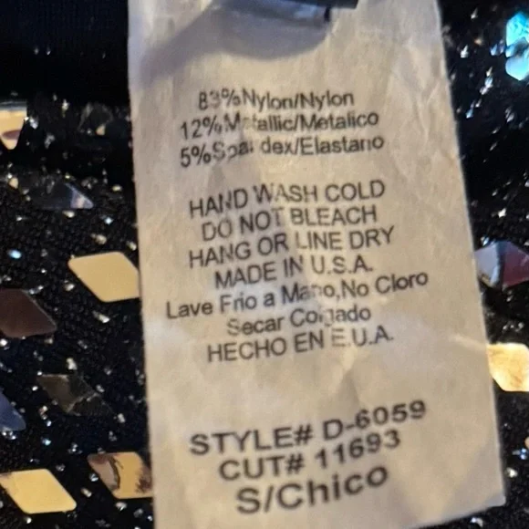 Codigo stretchy body con sequin dress - Picture 6 of 7